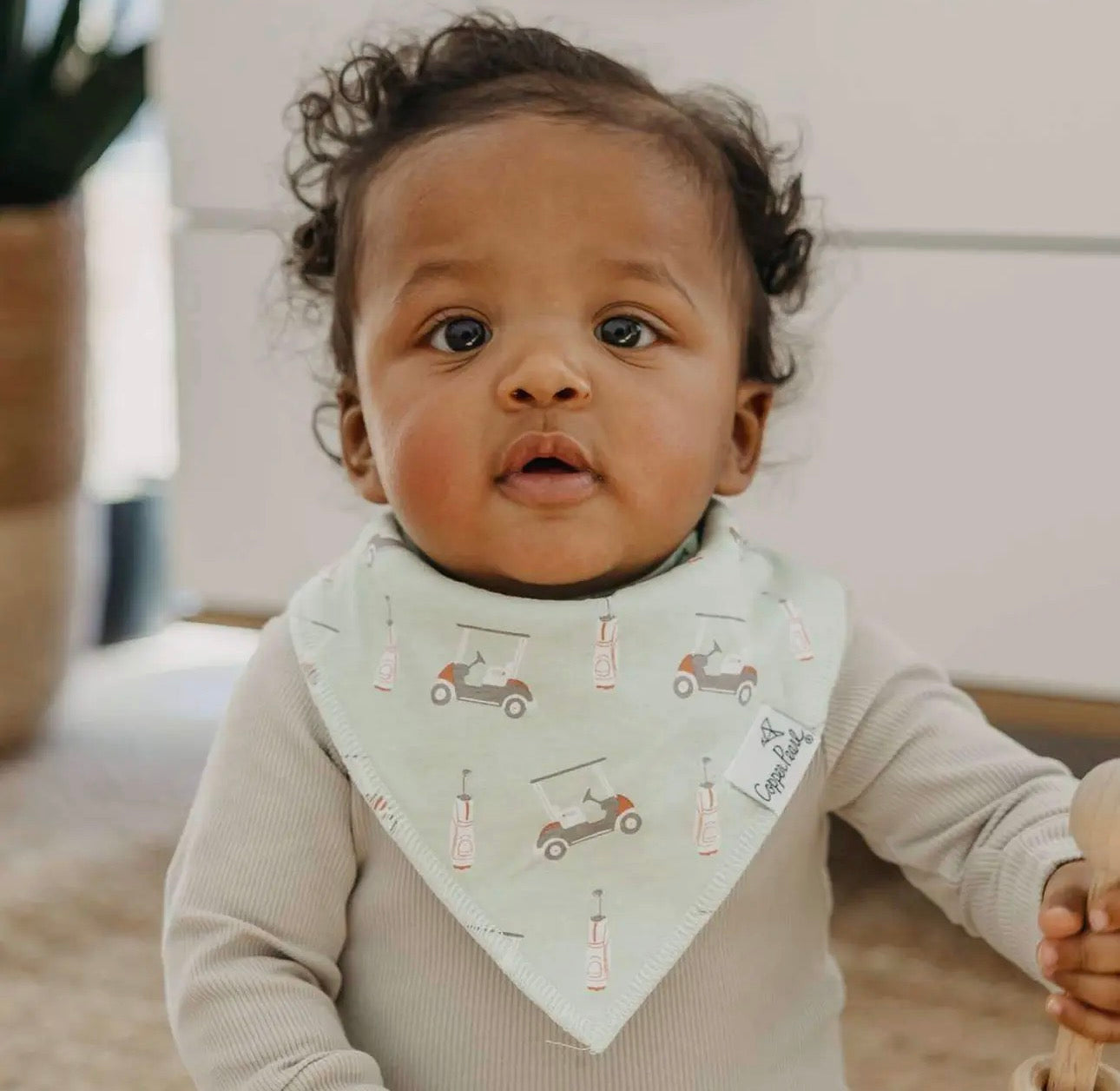 Bogey- 4 Pack Baby Bandana Bibs