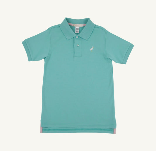 Prim and Proper Polo-PIMA- Turks Teal/Multicolor