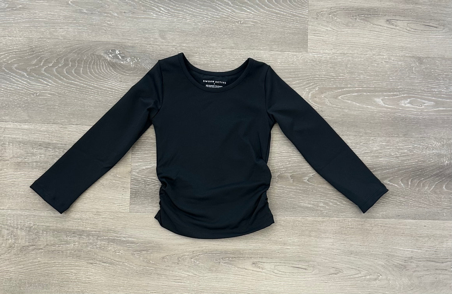 Black Ruched Top