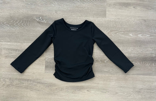Black Ruched Top