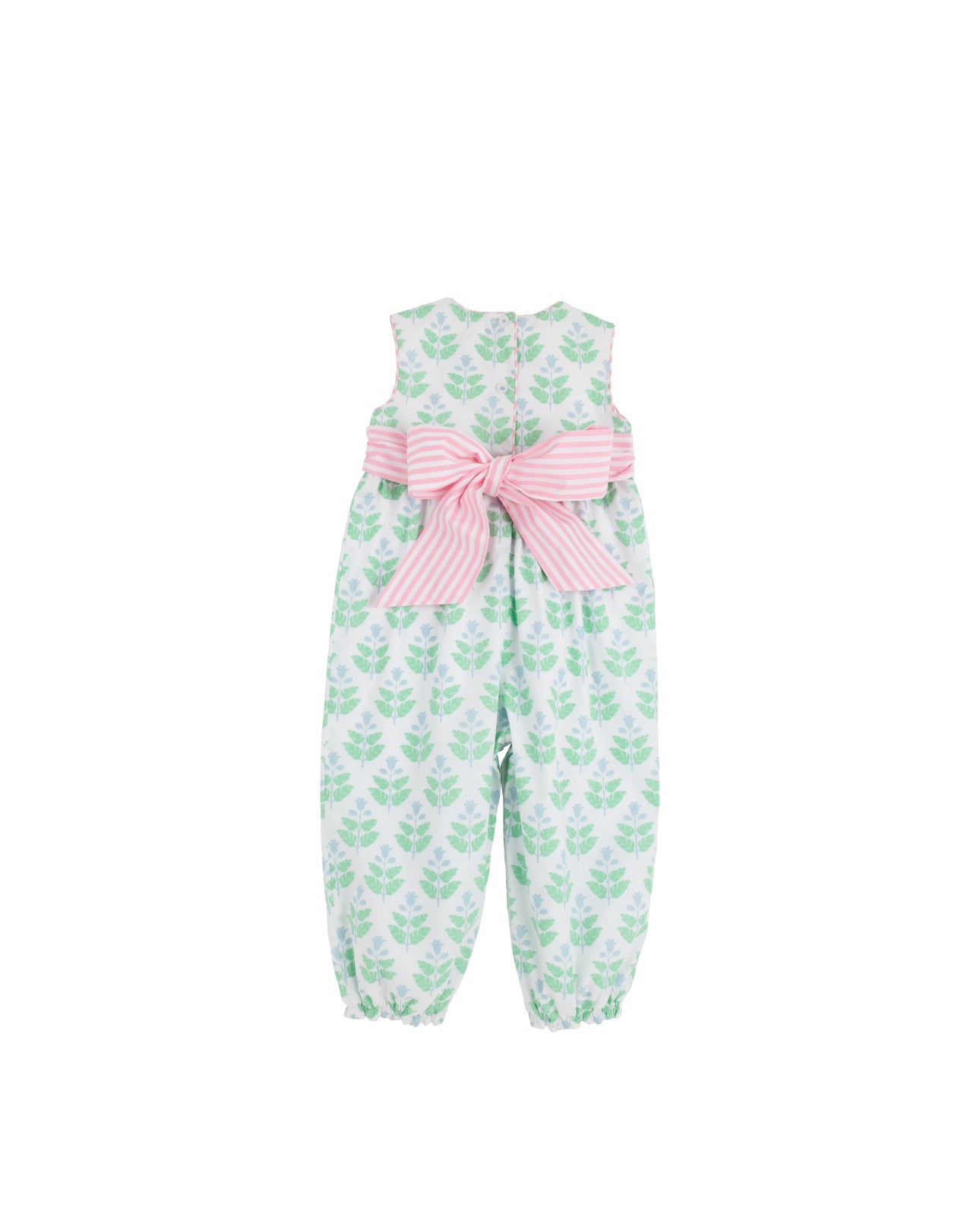 Slvs Rebecca Romper-Broadclo- Hanover Hand Block, Pier Party Pinckney Pink Stripe