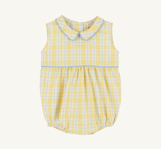 Sleeveless Bradford Bubble-Forsyth Park Plaid/Beale Street Blue