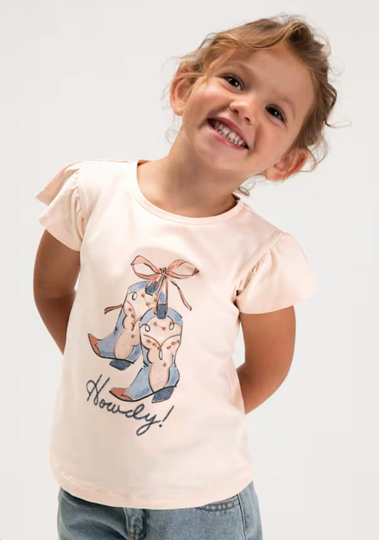 Girl T-shirt-Howdy