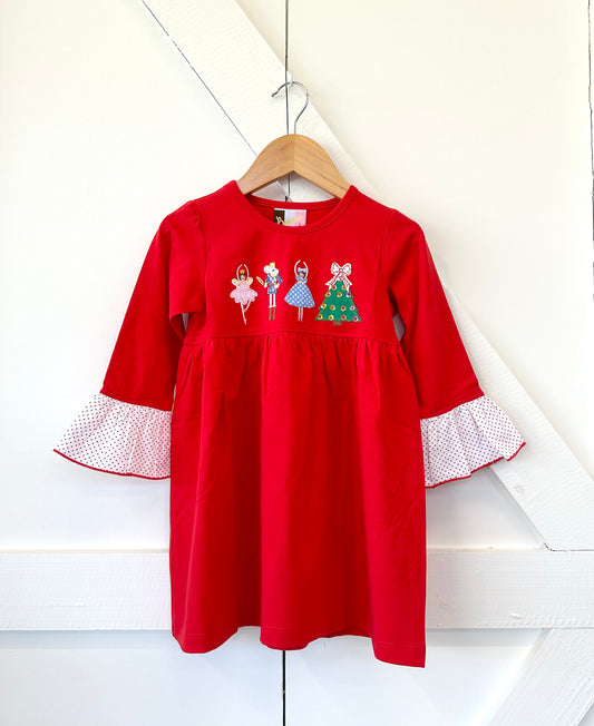 Nutcracker Appliqué Dress