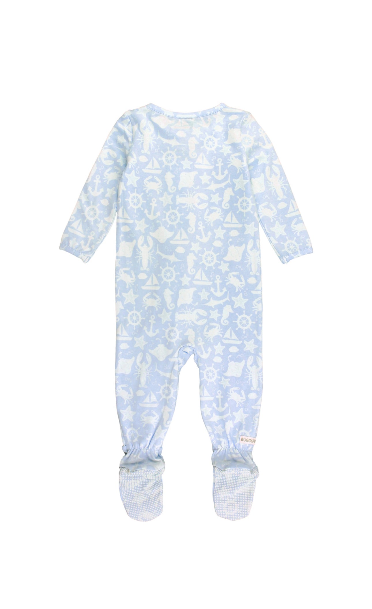 Baby Boys Footed One Piece Pajama-Coastal Treasures