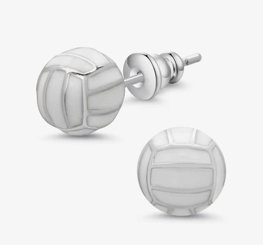 3D Volleyball Stud Earrings