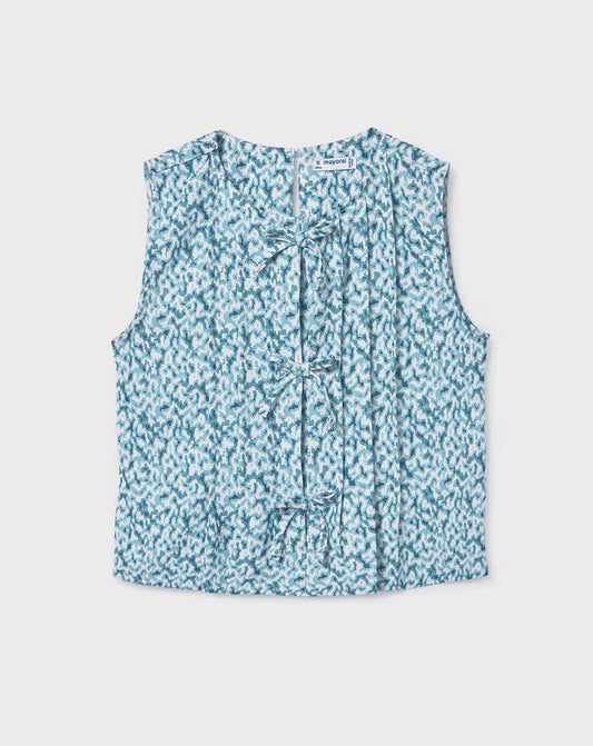 Girls Jade Printed Top