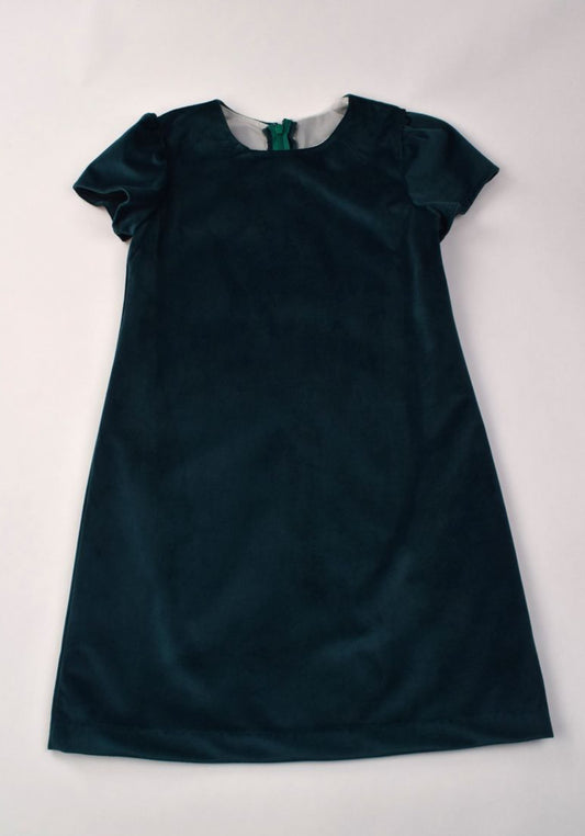 Green Velvet Dress