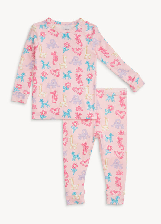 Party Animals Glow in the Dark Modal L/S Pj