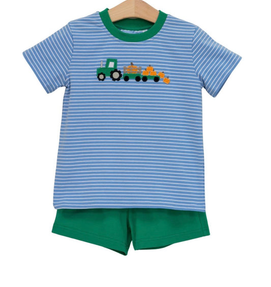 Tractor Trail Short Set