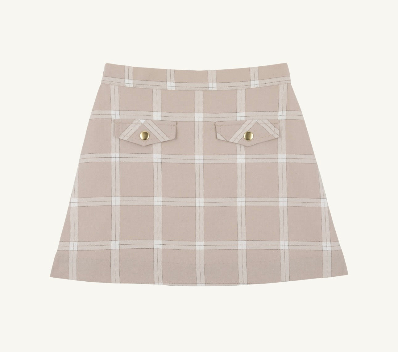 Perrin Pocket Skirt, Flannel-Thompson Park Plaid
