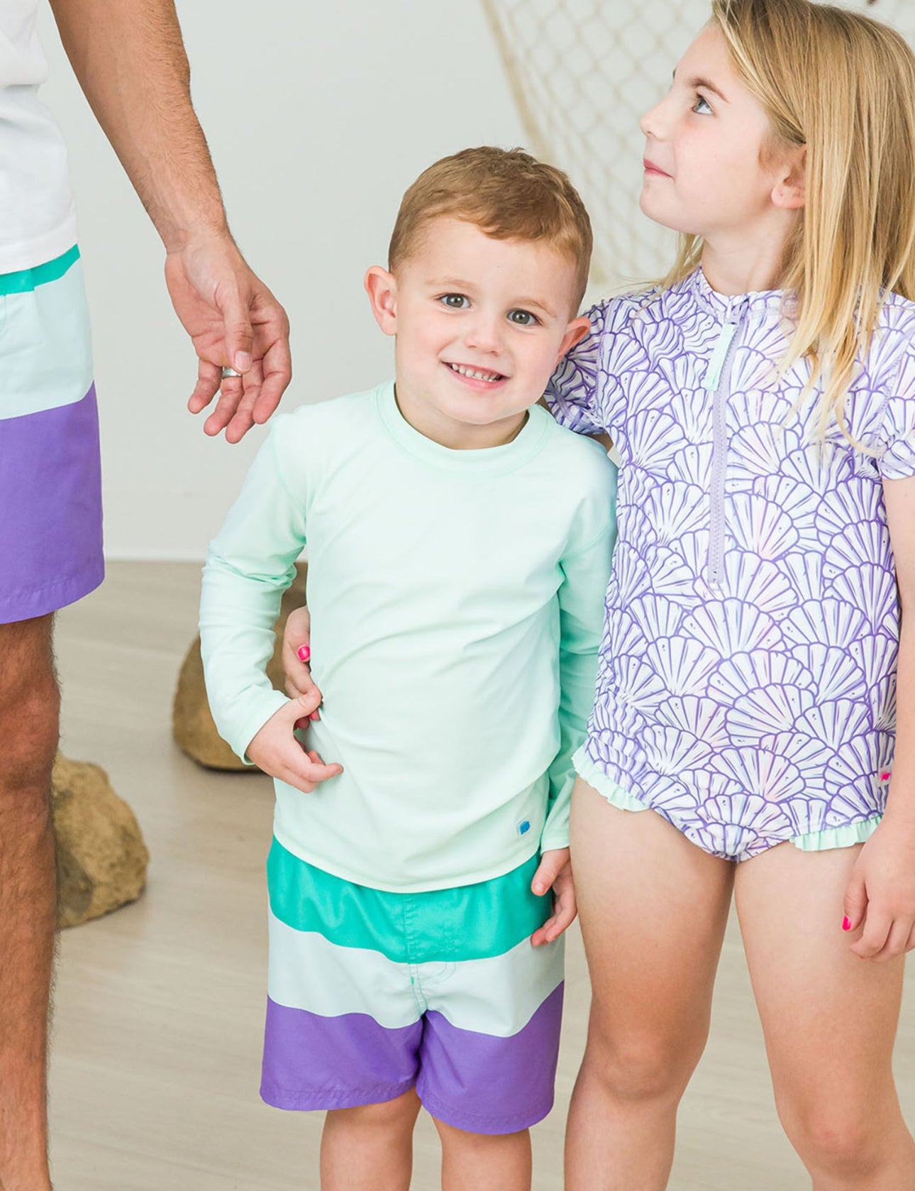 Long Sleeve Rash Guard- Mint