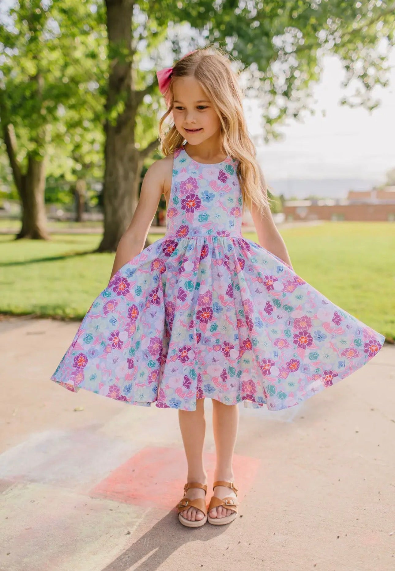 Sofia Dress in Serenity Floral