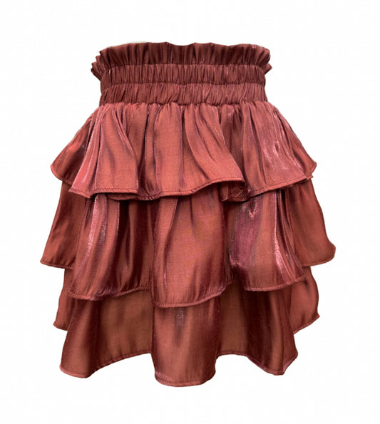 Luna Skirt Chestnut Shimmer