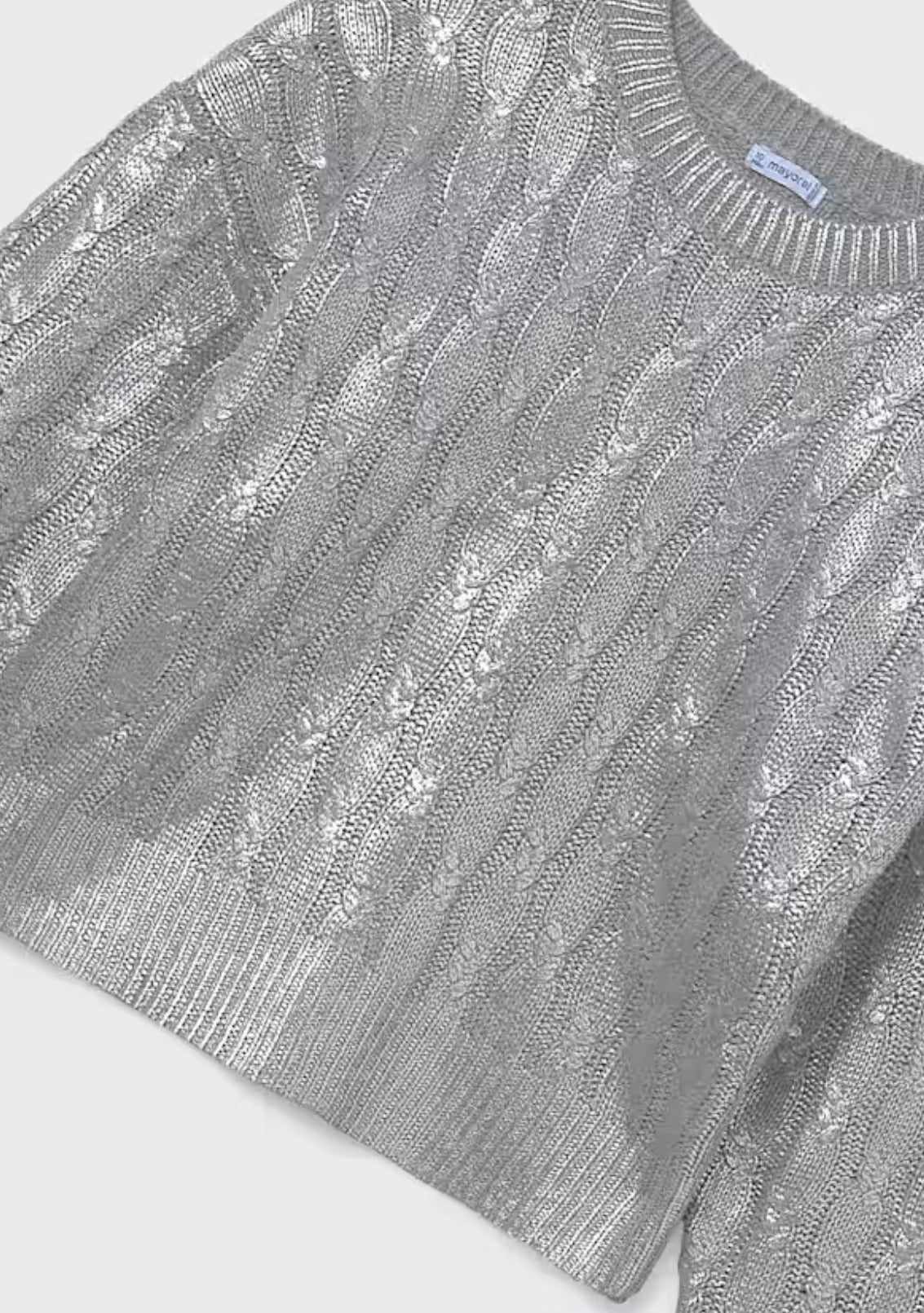 Silver Girl Knit Sweater