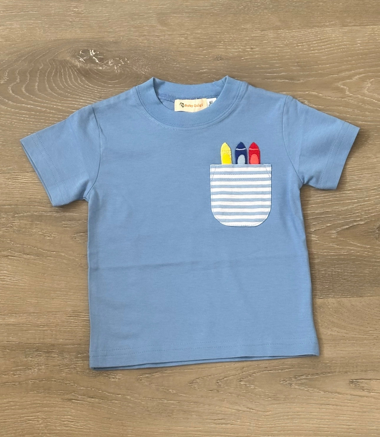 Crayons Peeking from Pocket