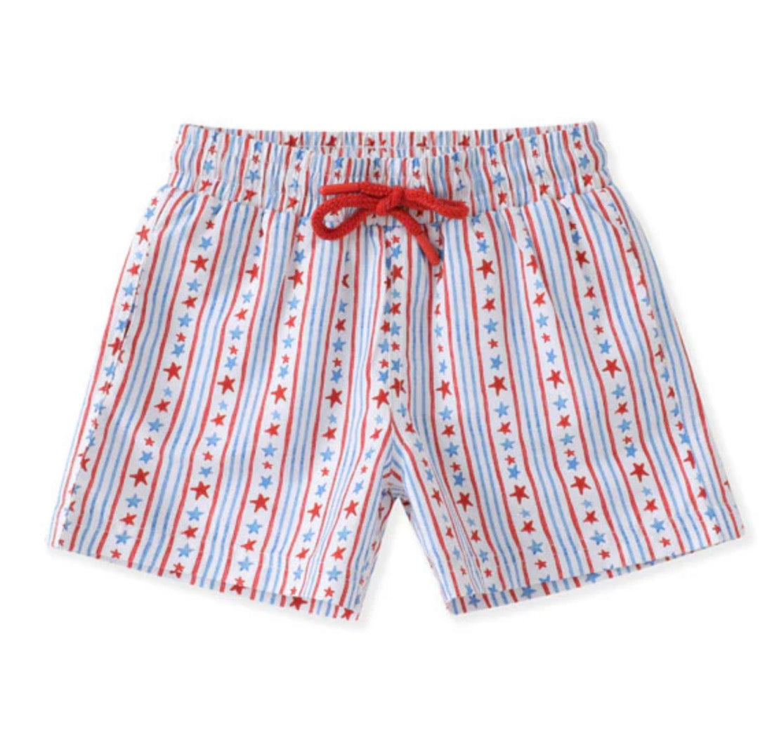 Patriotic Stars Swim Trunks