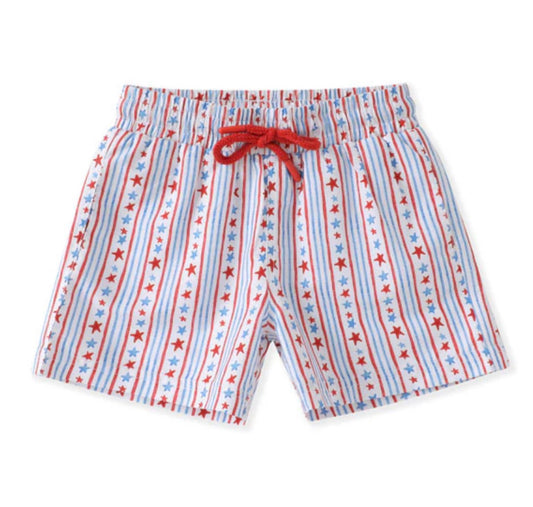 Patriotic Stars Swim Trunks