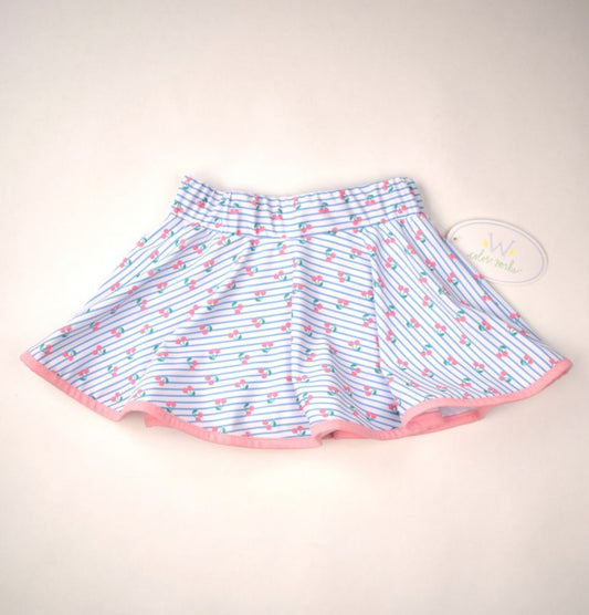 SKORT, Cherries Print