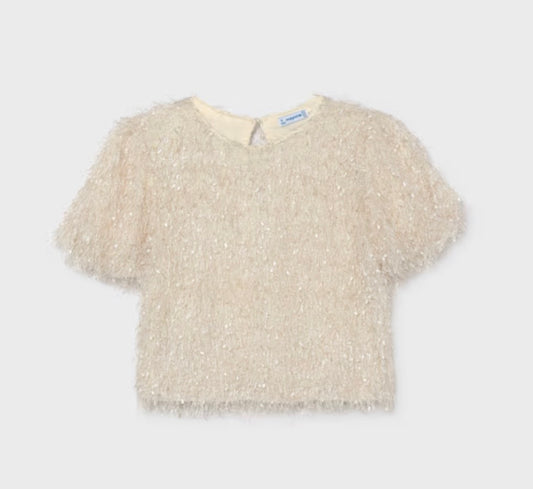 Oat-Girl Fringe Top