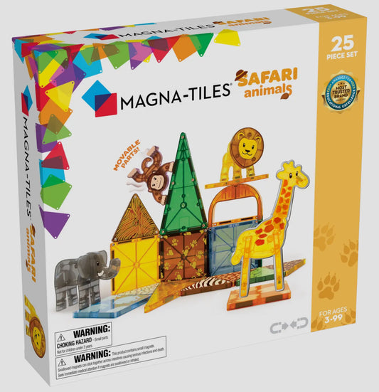 Magna-Tiles Safari Animals 25 Piece Set