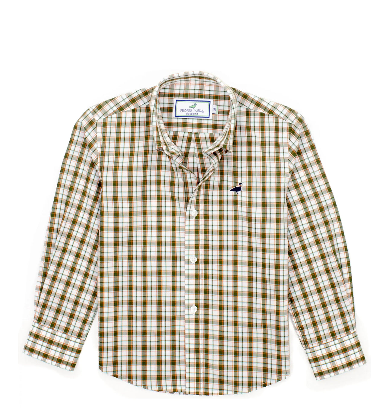 Boys Season Sportshirt Olive Grove