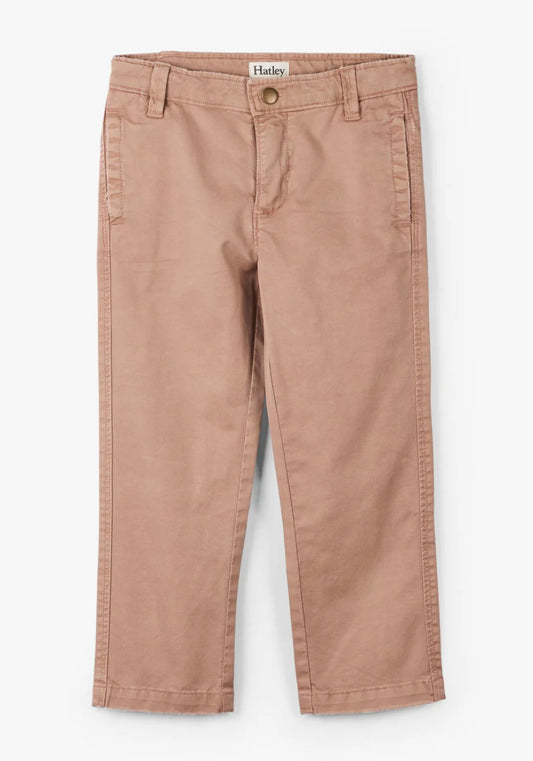 Boys Khaki Twill Pants