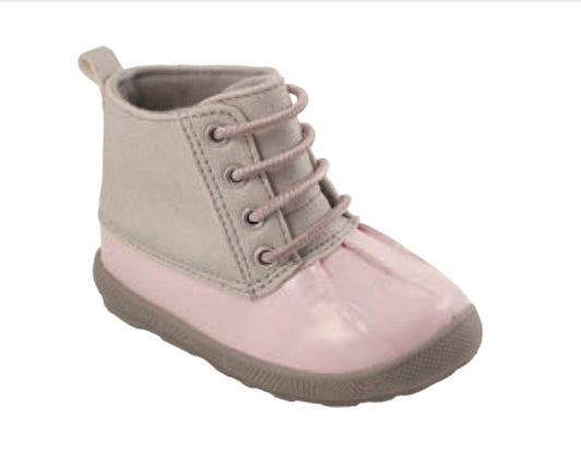 PU Duck Boots-Pink