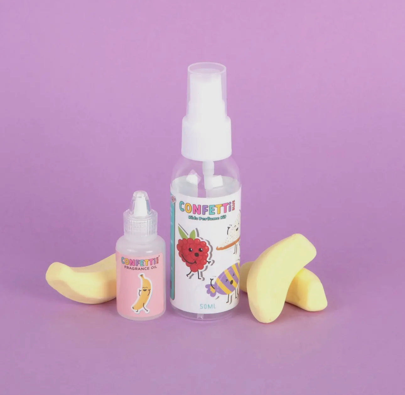 Candy Banana Fragrance Oil and Perfume Bottle