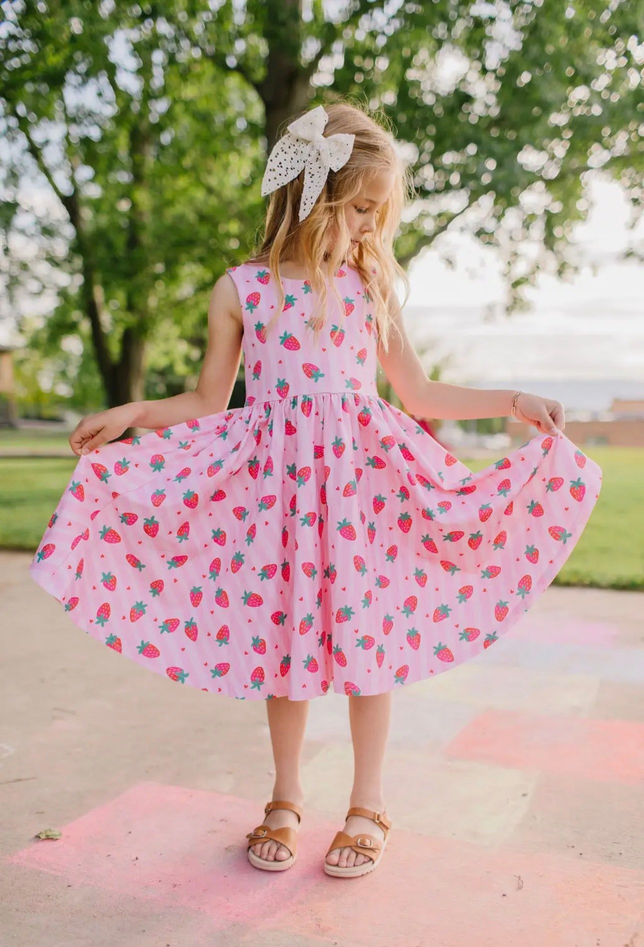 Tank Dress in Strawberry Dream
