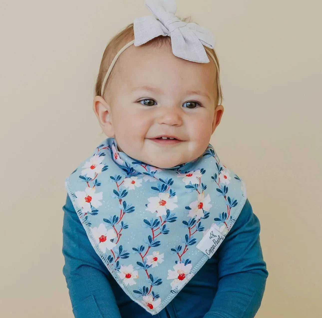 Morgan- 4 Pack Baby Bandana Bibs