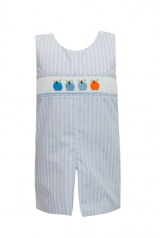 Blue Stripe Pumpkin Smock Jon Jon