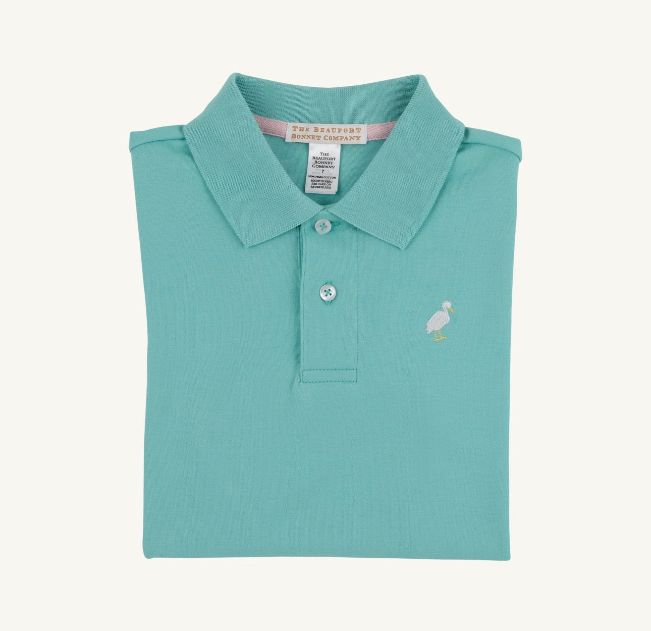 Prim and Proper Polo-PIMA- Turks Teal/Multicolor