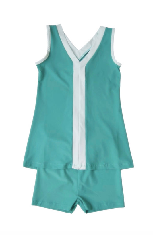 Scarlett Athletic Dress Set-Green