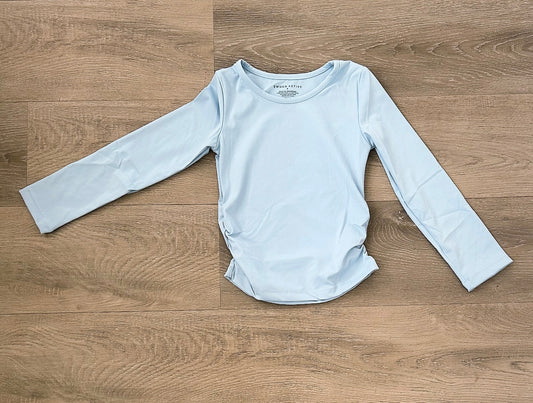 Ocean Blue Ruched Top
