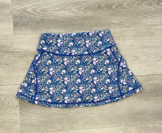 Navy Ditsy Floral Tennis Skort