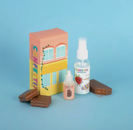 Chocolate Biscuit Fragrance Oil and Perfume Bottle