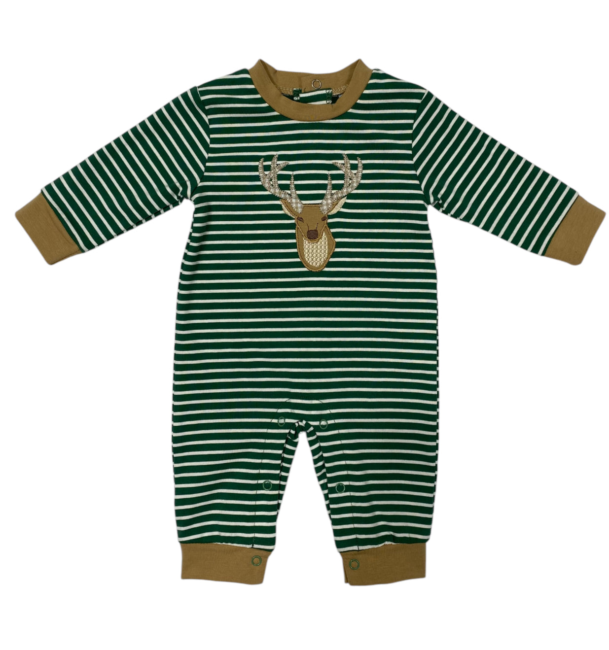 Deer Appliqué Boys Romper