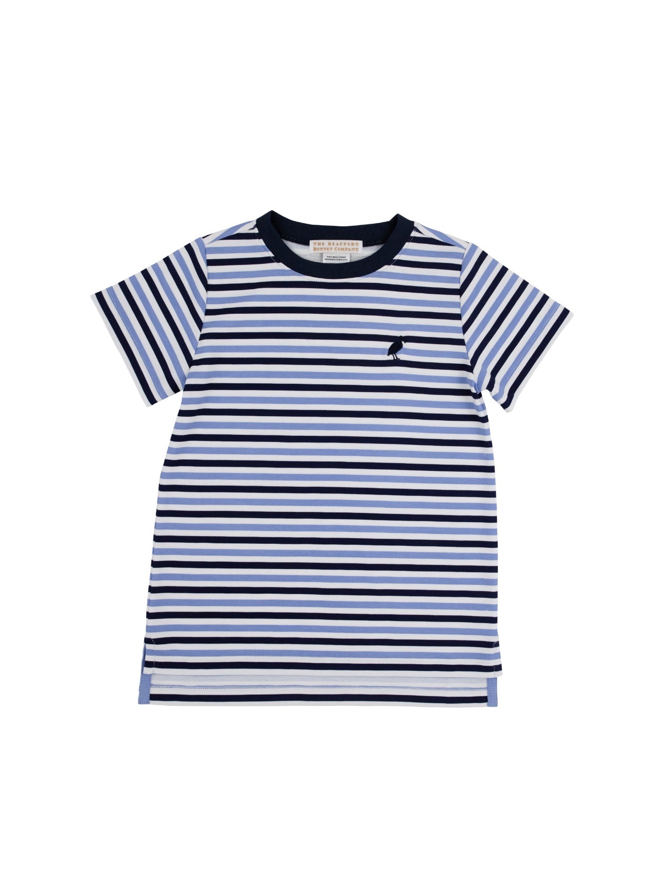 Carter Crewneck-Kennedy Cruise Stripe, Nantucket Navy