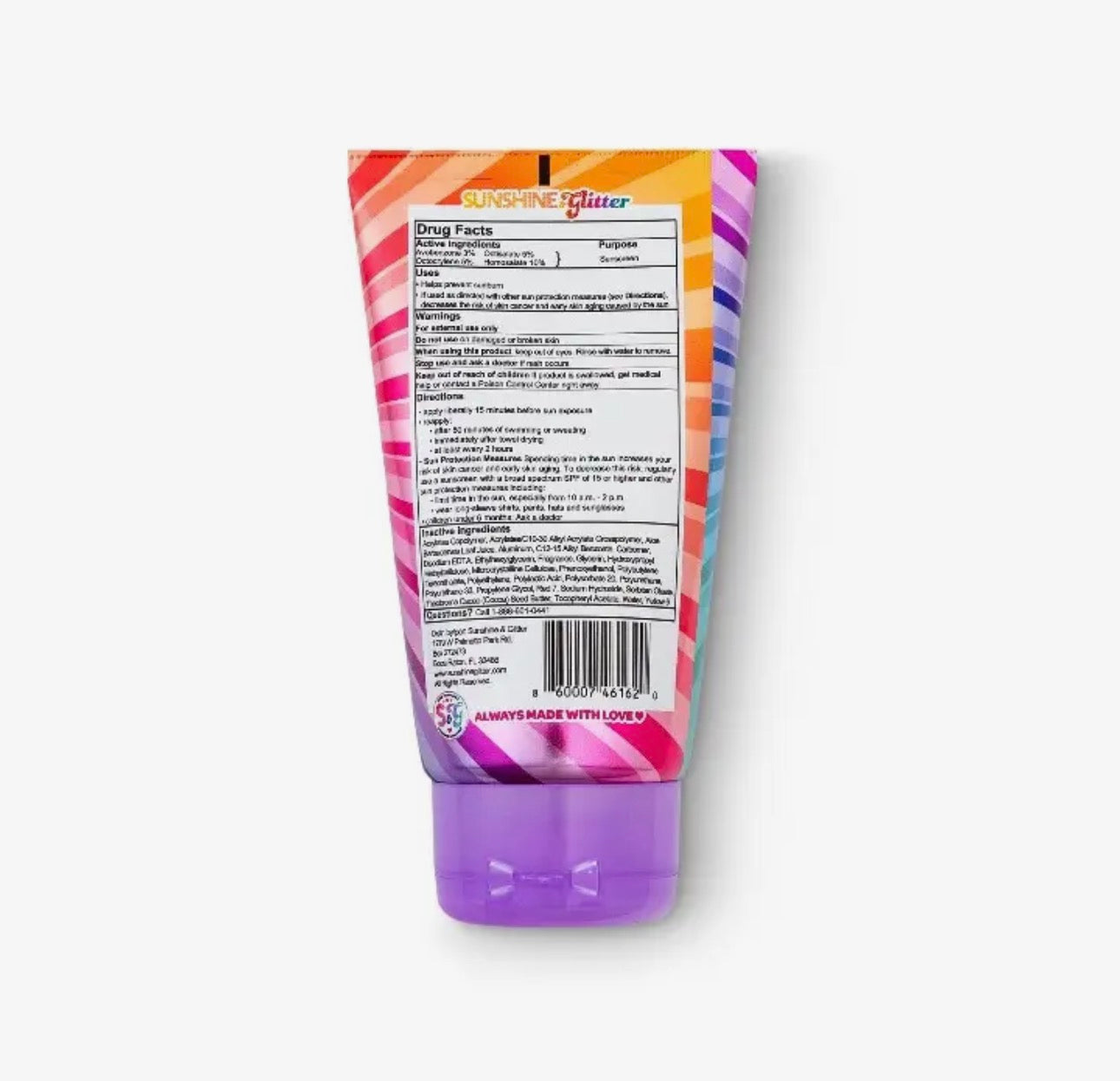Sea Star Sparkle Party Cake Spf 50 Glitter Sunscreen