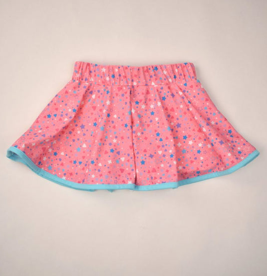 Skort, Stars Print