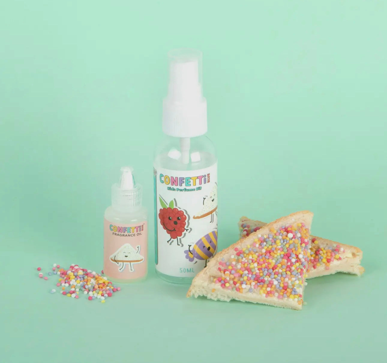 Fairy Bread Fragrance Oil and Perfume Bottle