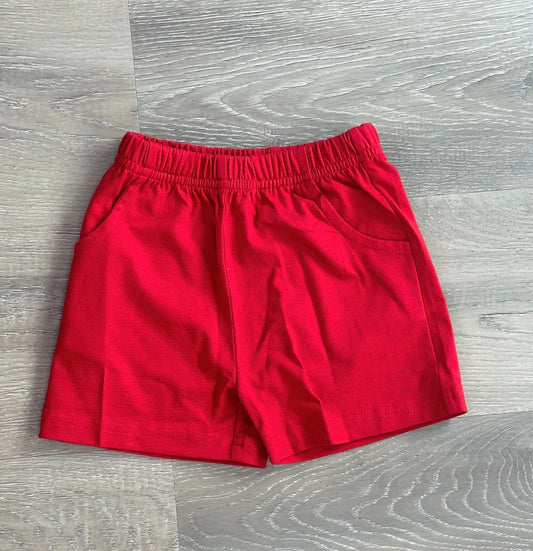Red Shorts w/Pockets