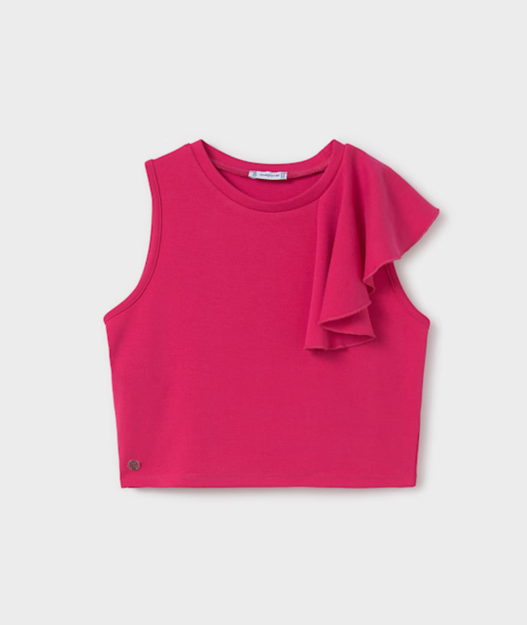 Magenta Ruffle Tshirt