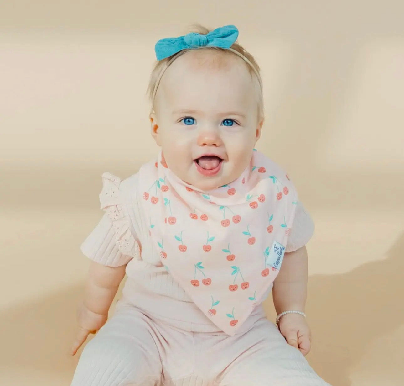 Cheery- 4 Pack Baby Bandana Bibs