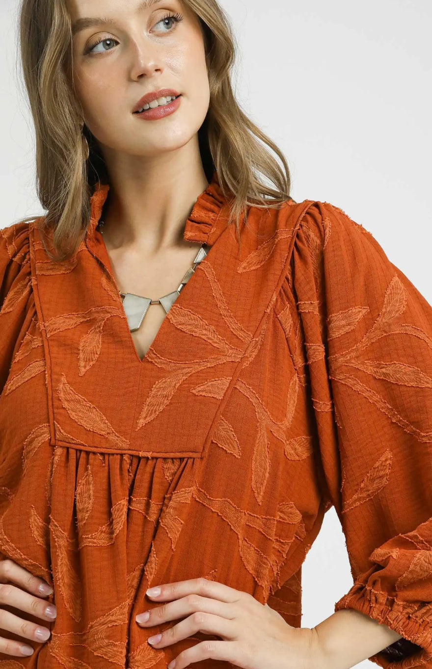 Autumn Dress -Rust