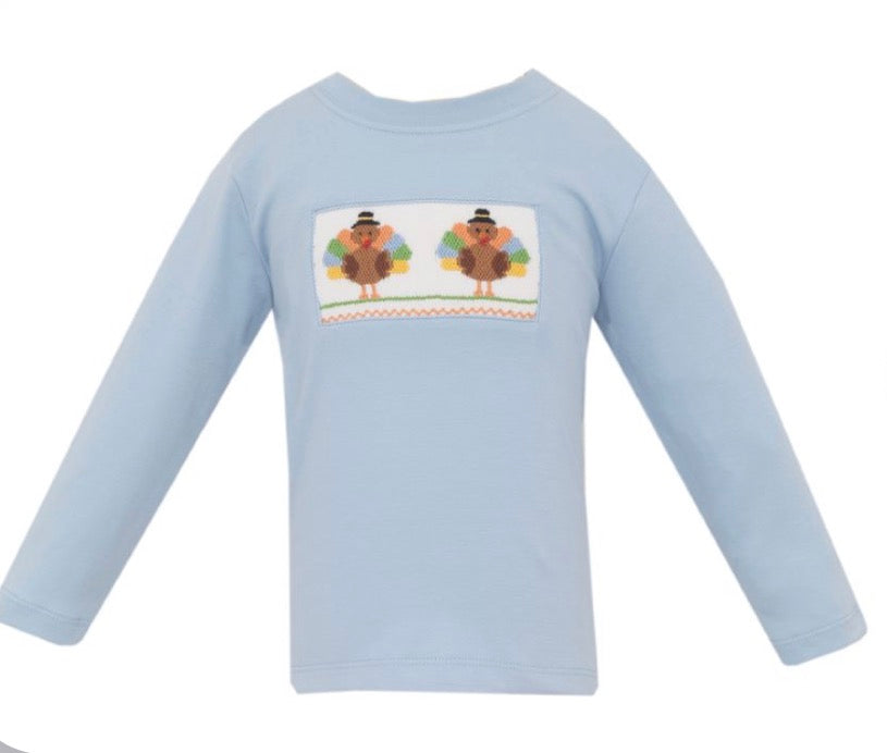 TURKEY BOY´S - Blue knit Boy's T-shirt L/S