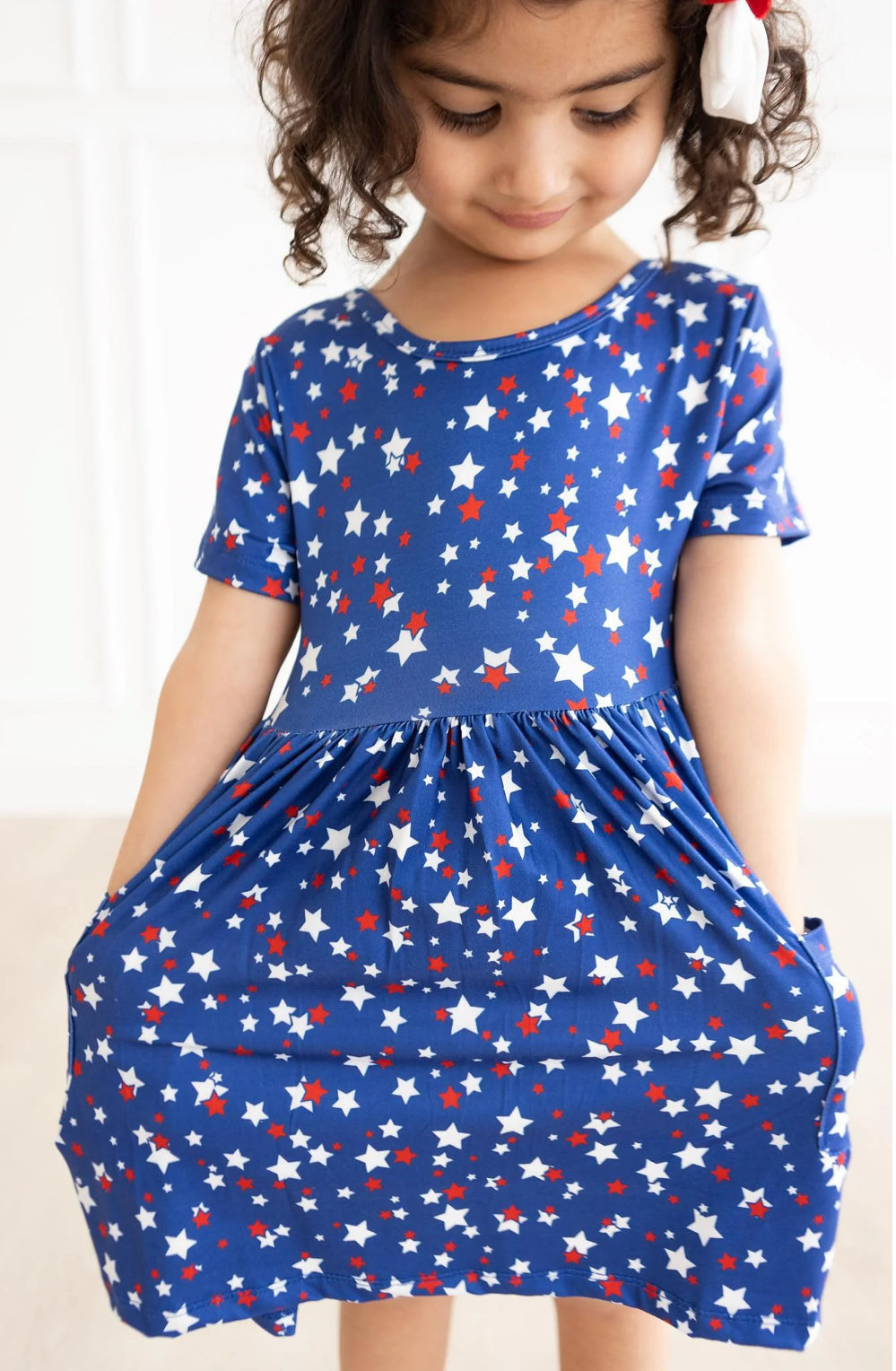 Star Bright S/S Pocket Twirl Dress