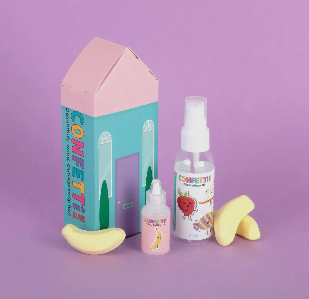 Candy Banana Fragrance Oil and Perfume Bottle