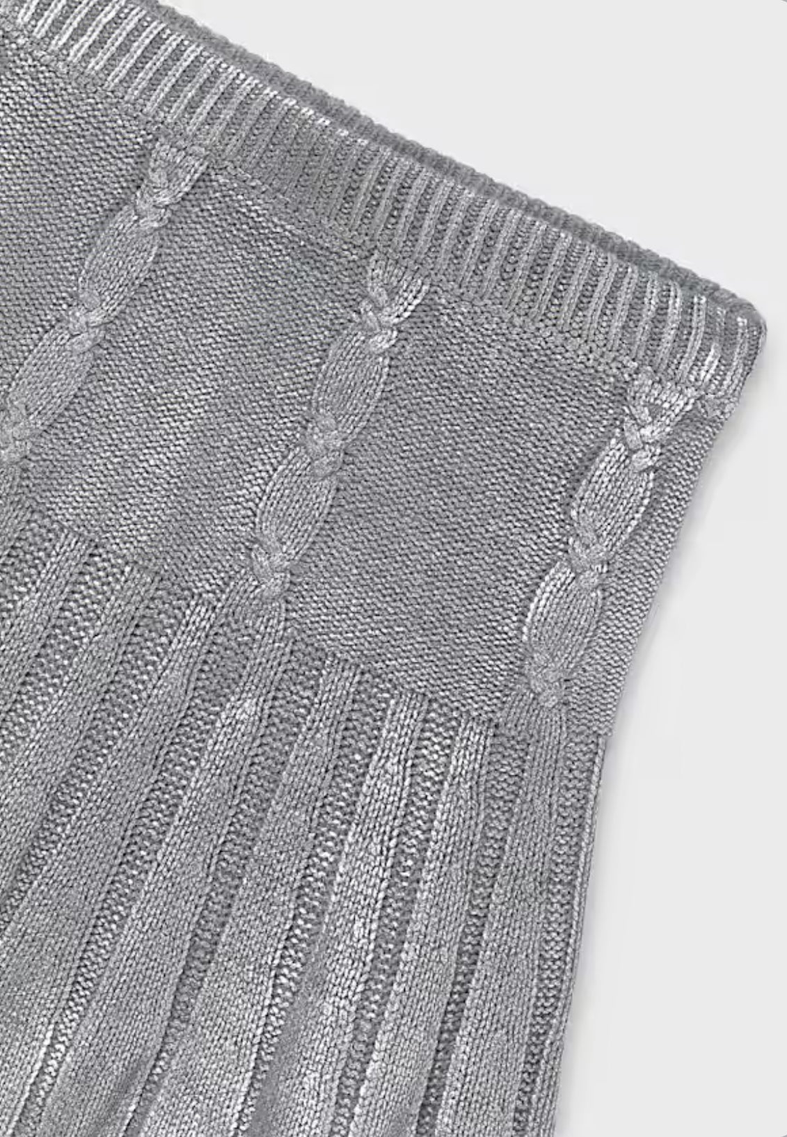 Silver Girl Knit Skirt